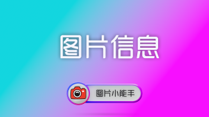 使用图片小能手进行查看图片EXIF元数据相关信息